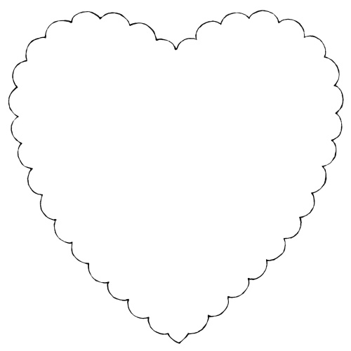 ハート型レース素材 5種類と外枠とオマケ