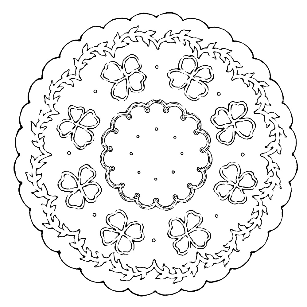 円のレース素材3 21種類と外枠