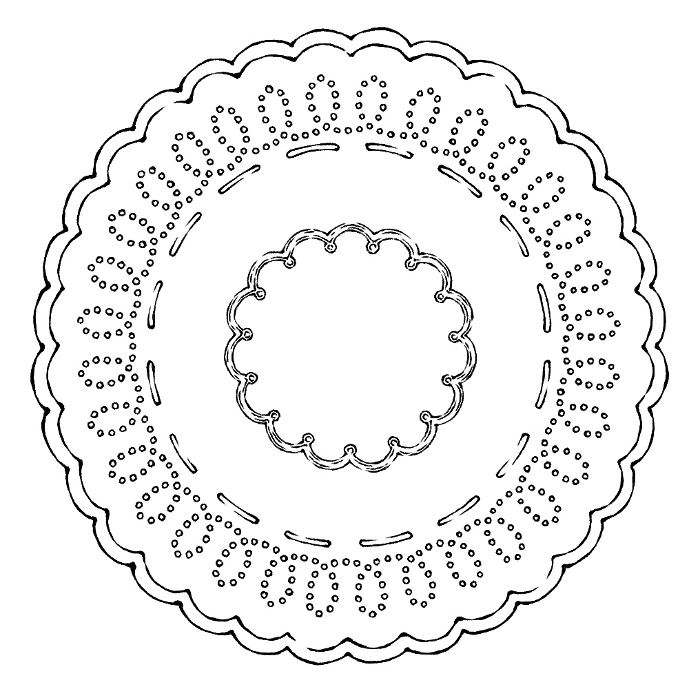 円のレース素材3 21種類と外枠