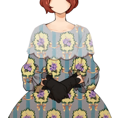 ロマンス花柄 4種8カラー