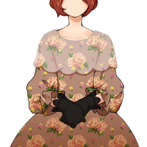 ロマンス花柄 4種8カラー