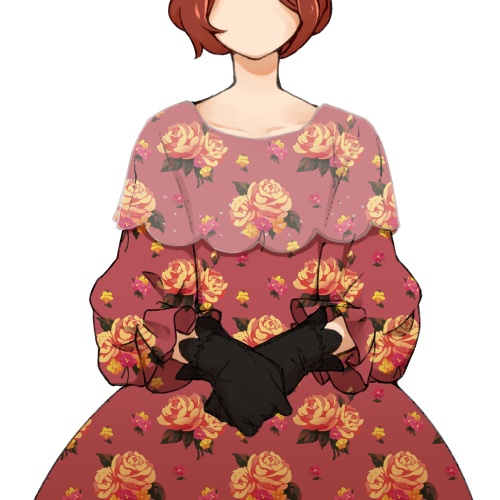 ロマンス花柄 4種8カラー