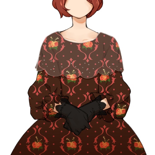 ロマンス花柄 4種8カラー