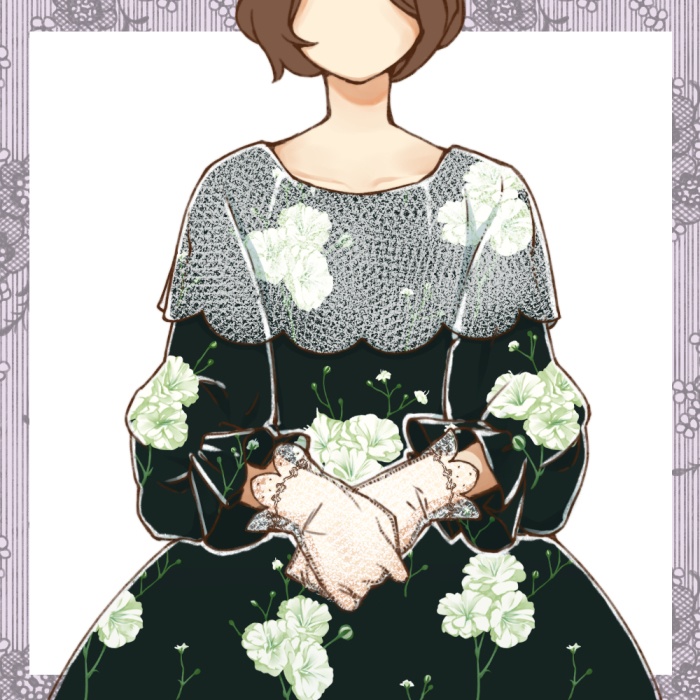 ロマンス花柄2 5種10カラー