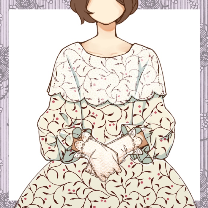 ロマンス花柄2 5種10カラー