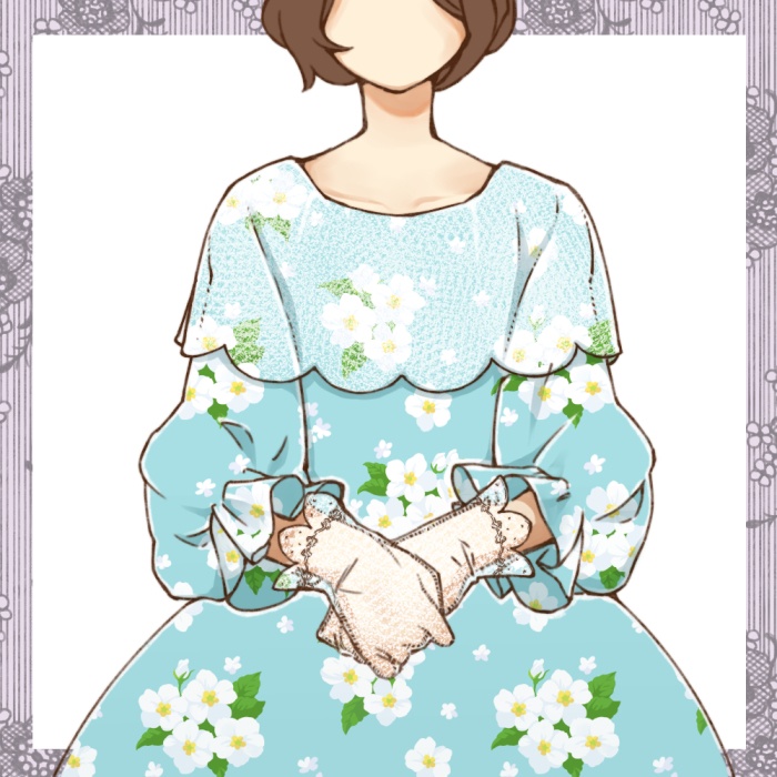 ロマンス花柄2 5種10カラー