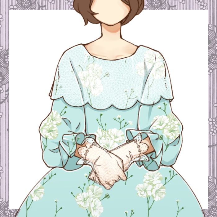 ロマンス花柄2 5種10カラー