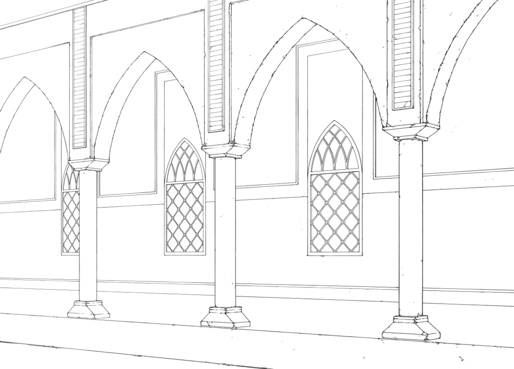 アラブ背景2 回廊 みずの ゆめ Booth