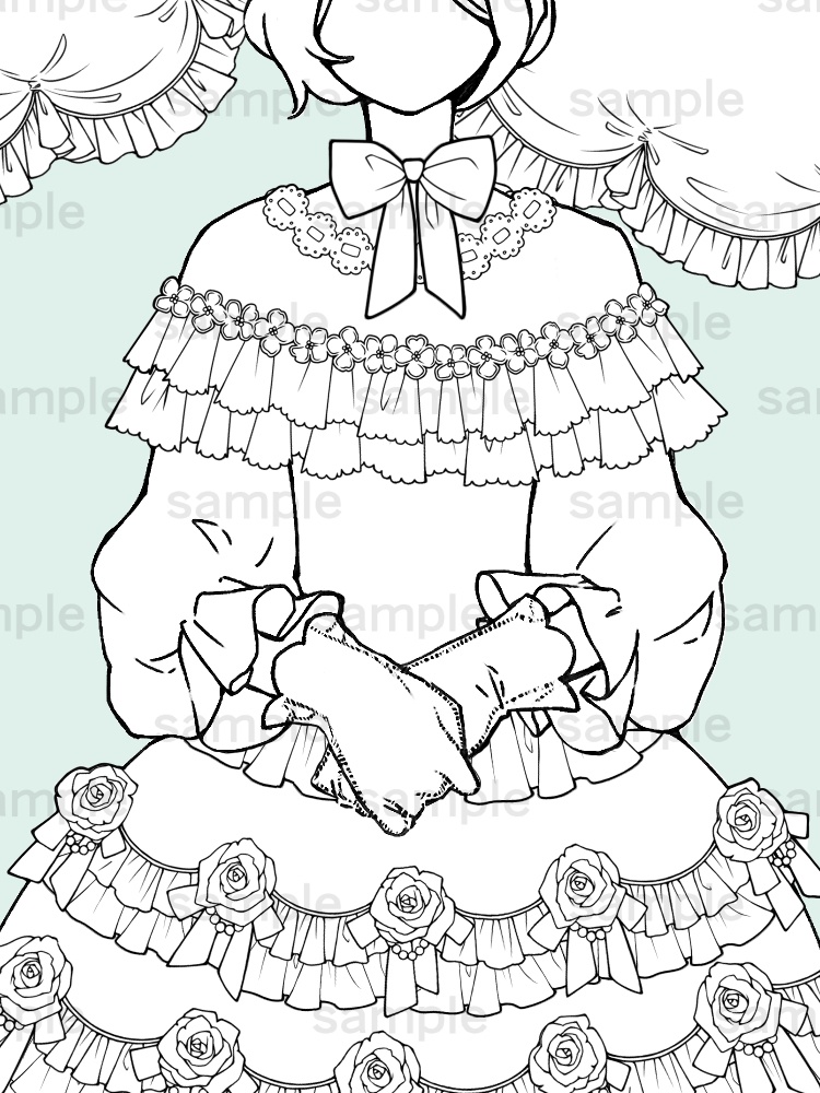 リボン&フリルブラシセット16種 その3