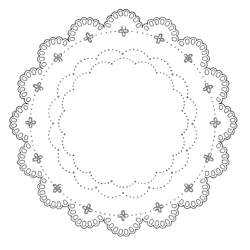 円レース 10枚とレースブラシ6種