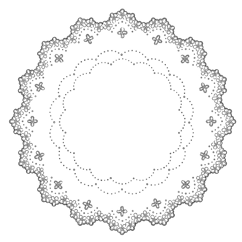 円レース 10枚とレースブラシ6種