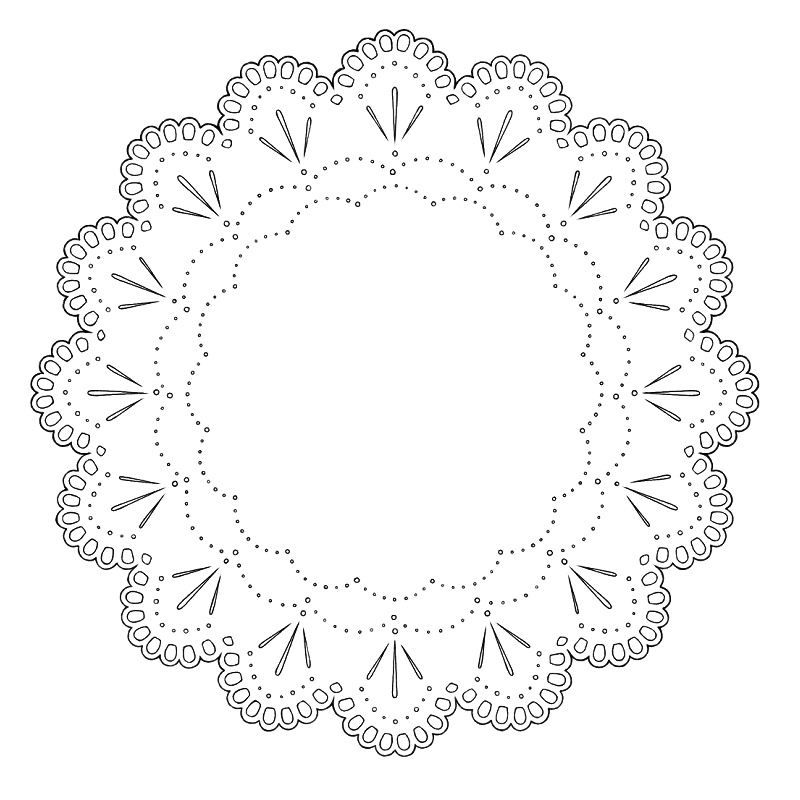 円レース 10枚とレースブラシ6種