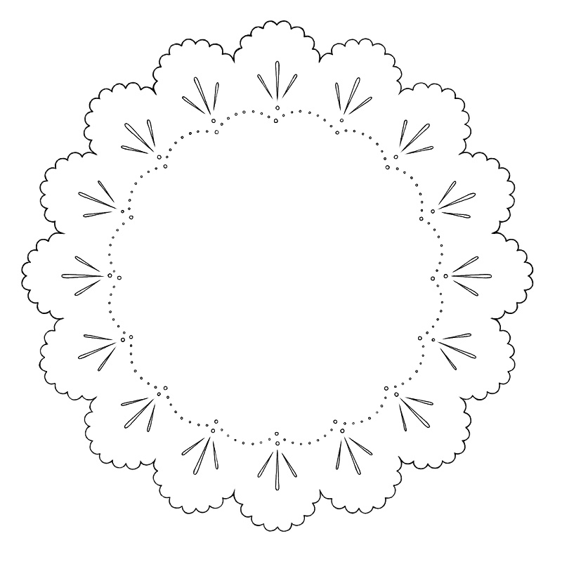 円レース 10枚とレースブラシ6種