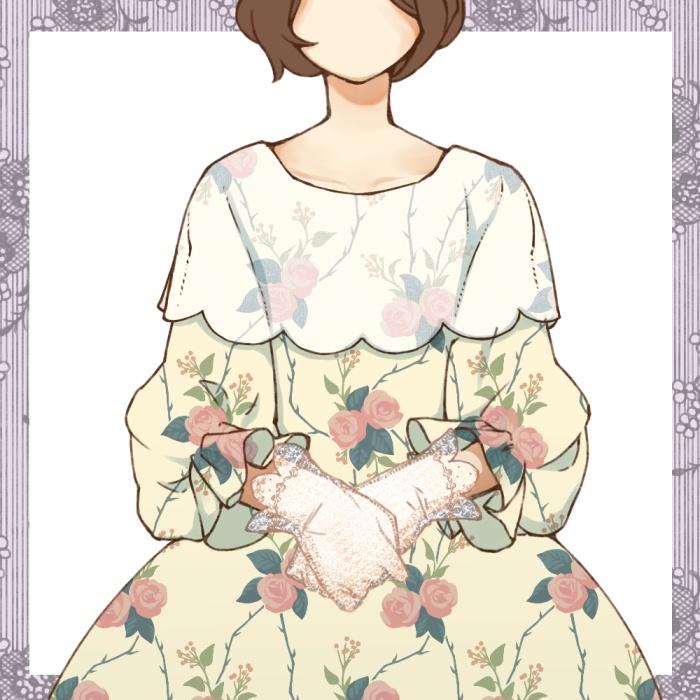 ロマンス花柄3 4種8カラー