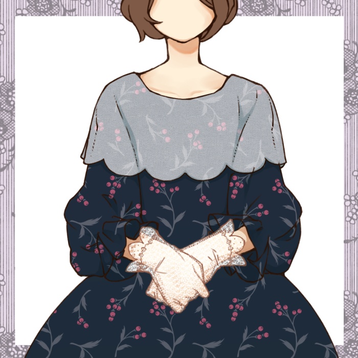 ロマンス花柄3 4種8カラー