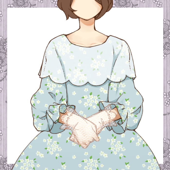 ロマンス花柄3 4種8カラー