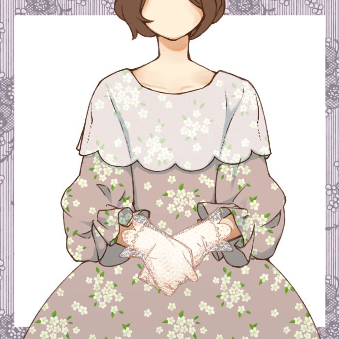 ロマンス花柄3 4種8カラー