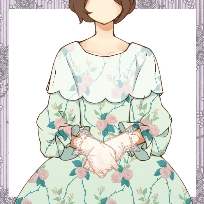 ロマンス花柄3 4種8カラー