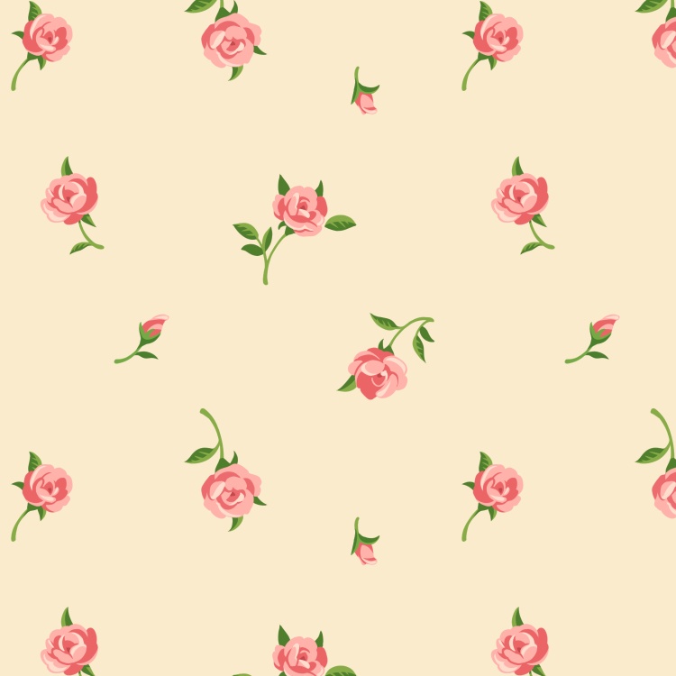 ロマンス花柄4 5種10カラー