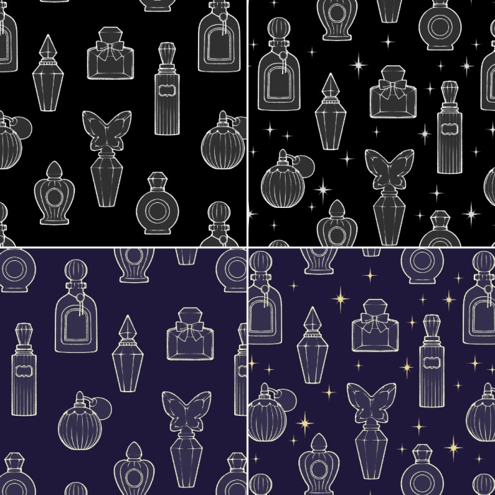 きらきら香水瓶パターン16枚