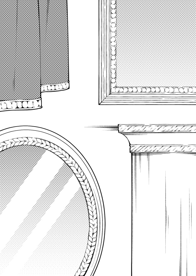 細かい装飾ブラシ 6種