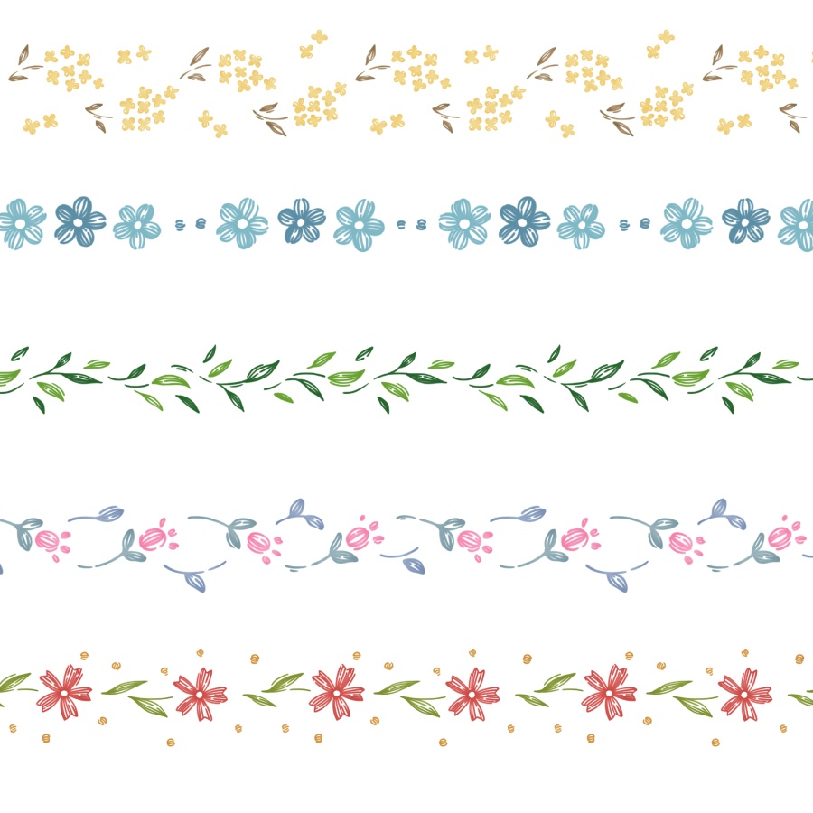 優しい刺繍ブラシ 24種