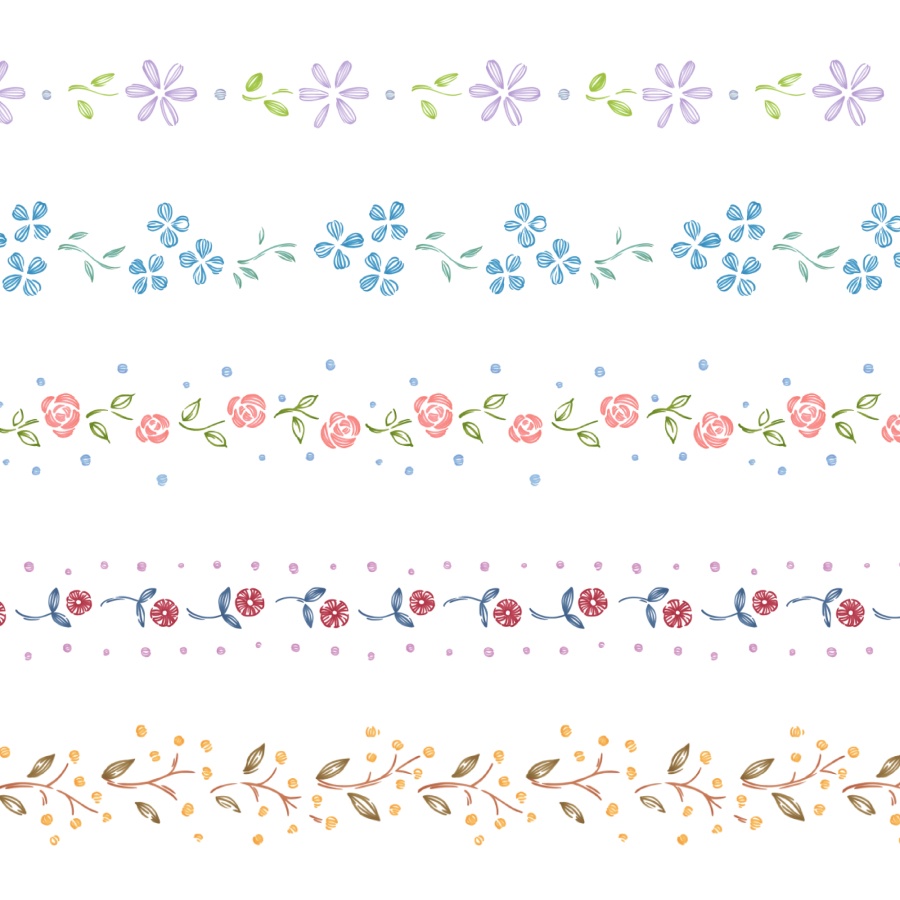 優しい刺繍ブラシ 24種