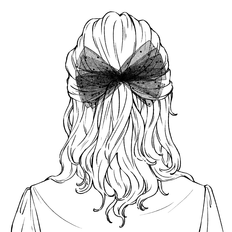 重ねるチュールのリボンブラシ8種