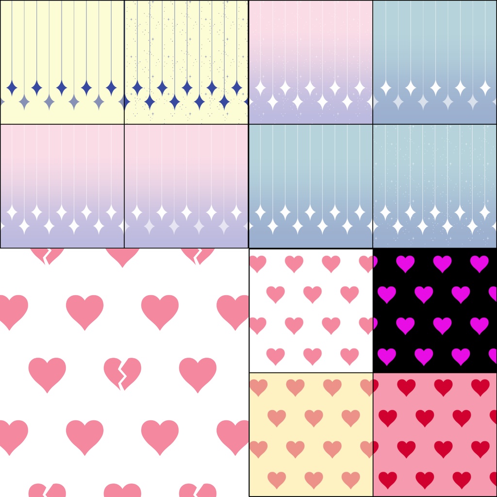 シームレスパターン112枚