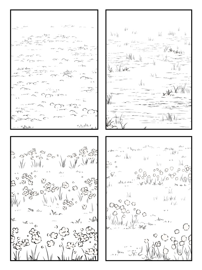 不規則な地面ブラシ 10種