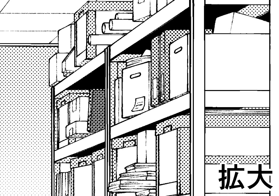 散らかった物置の背景2枚