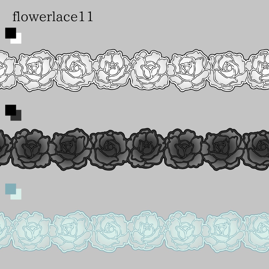 花のレースブラシ16種