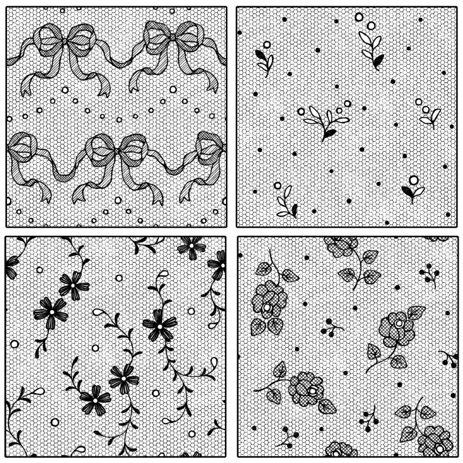 チュールレース集 36種
