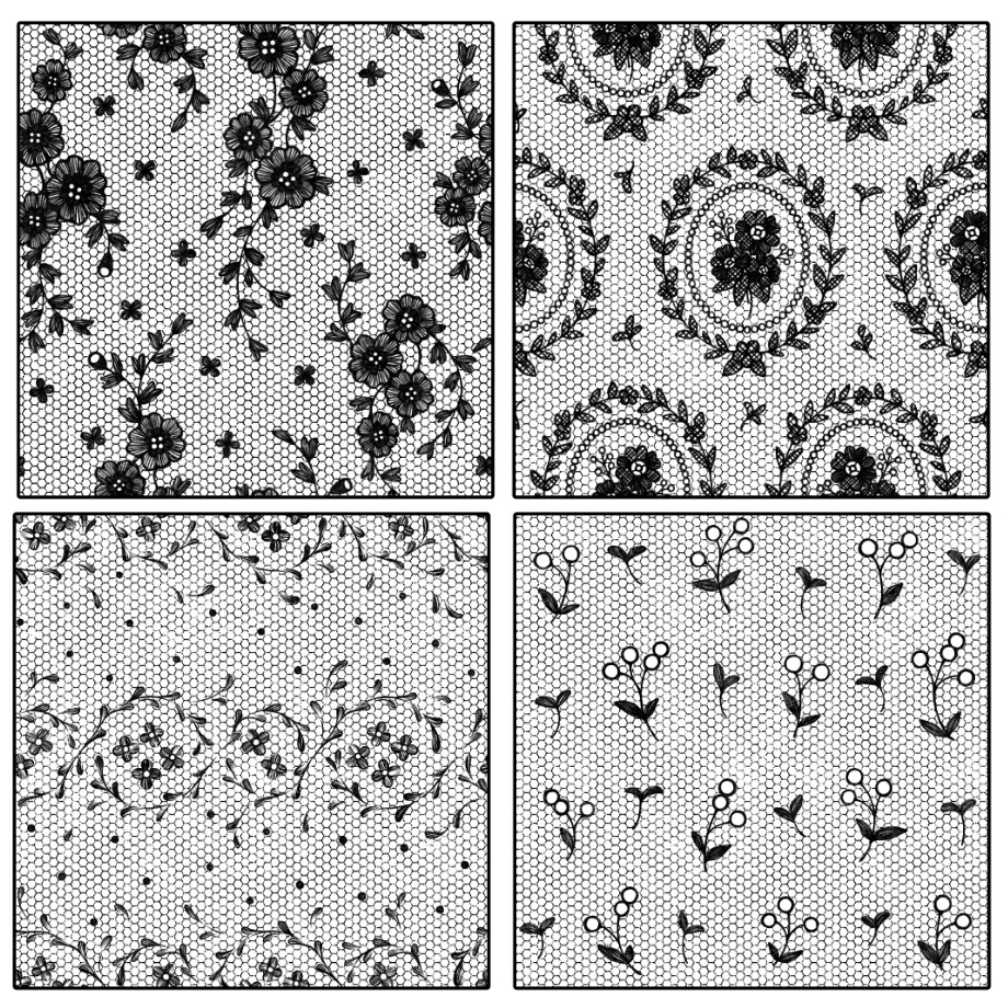 チュールレース集 36種