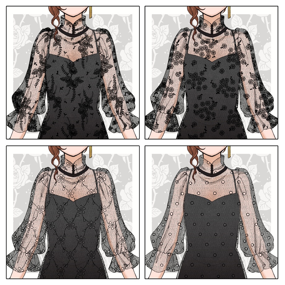 チュールレース集 36種