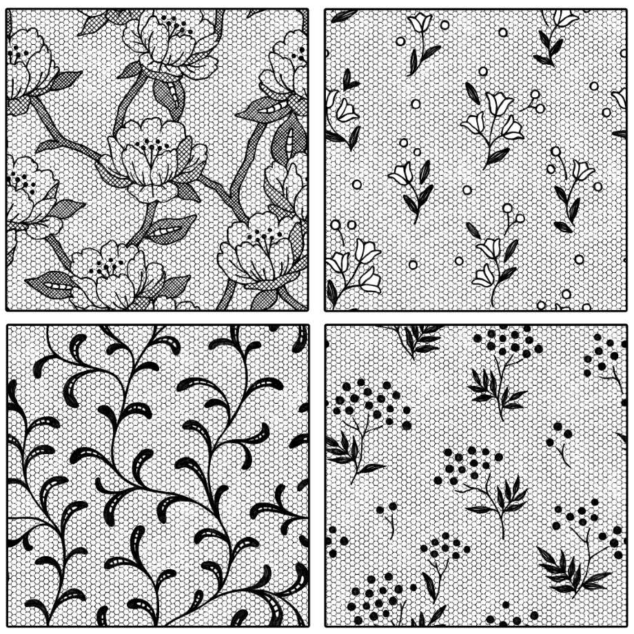 チュールレース集 36種