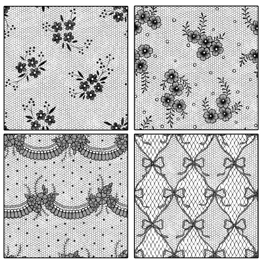 チュールレース集 36種