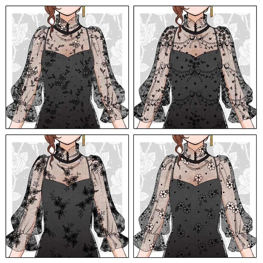 チュールレース集 36種