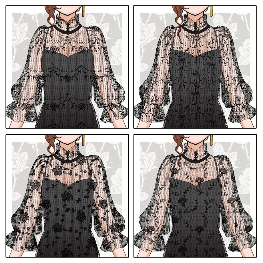 チュールレース集 36種