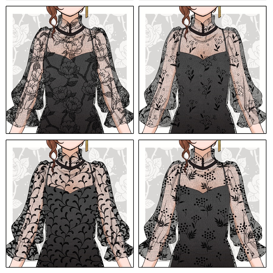 チュールレース集 36種