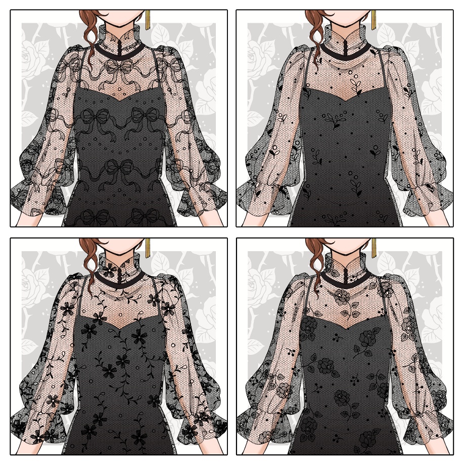 チュールレース集 36種