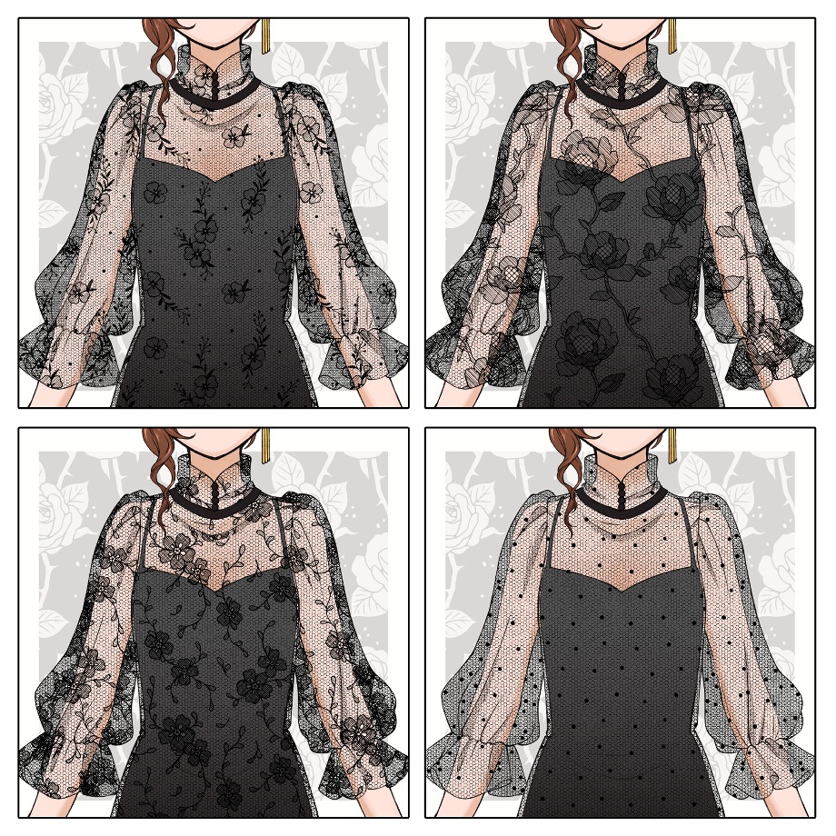 チュールレース集 36種