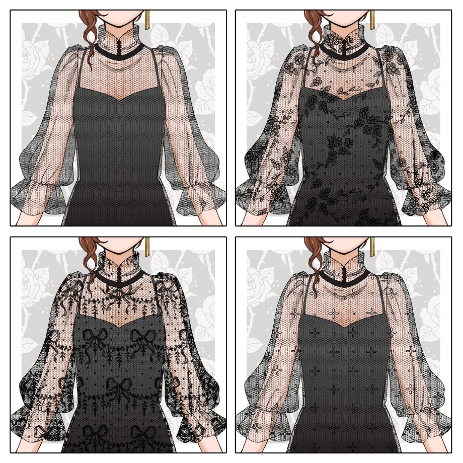 チュールレース集 36種