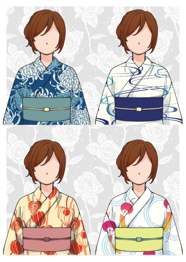 浴衣の柄カラー版16種 2