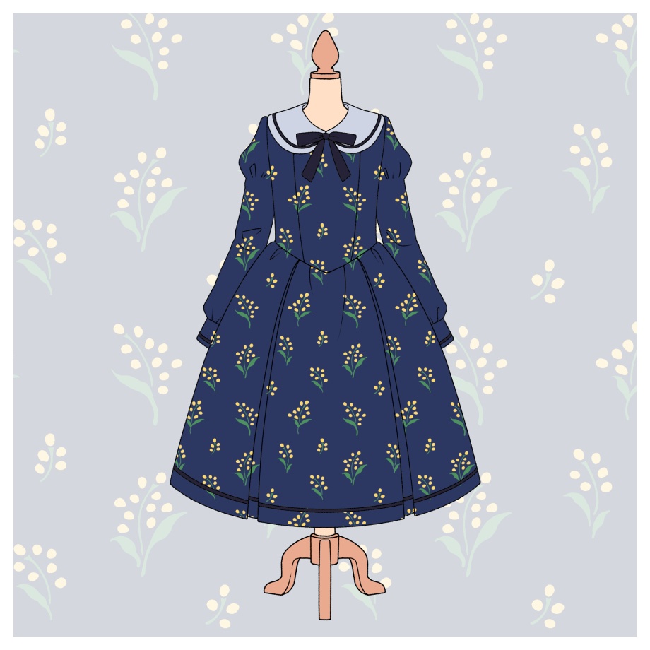 花のシンプルパターン16枚