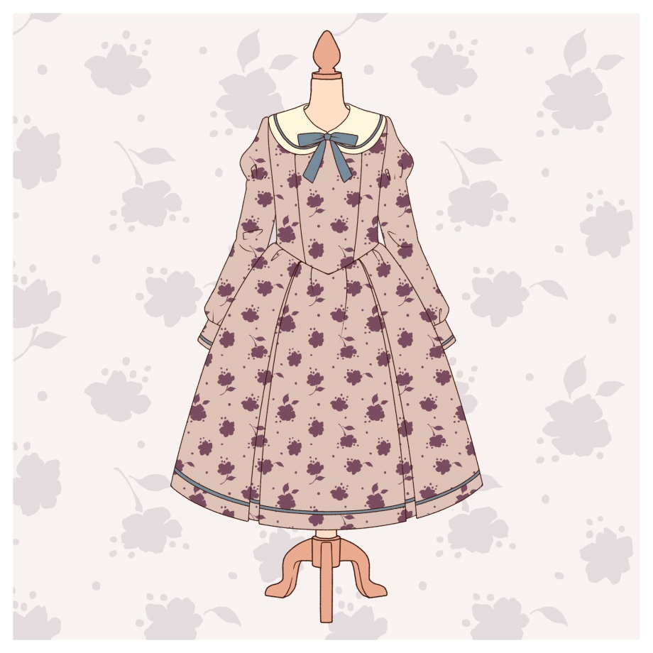 花のシンプルパターン16枚