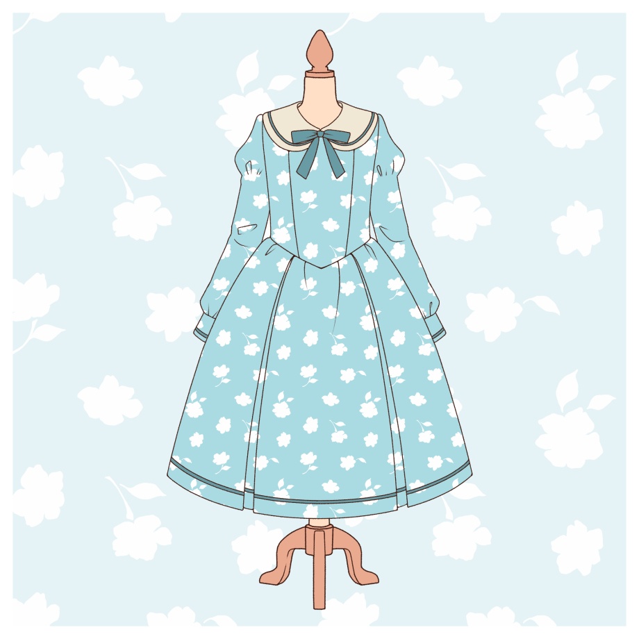 花のシンプルパターン16枚