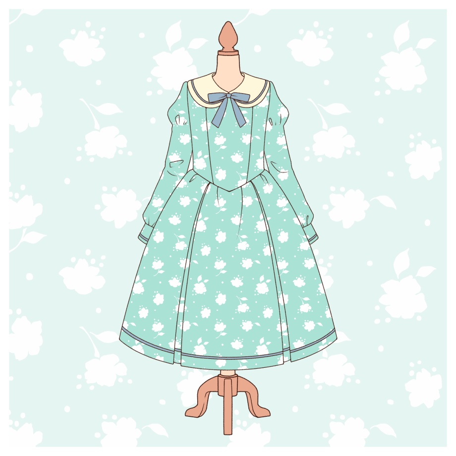 花のシンプルパターン16枚