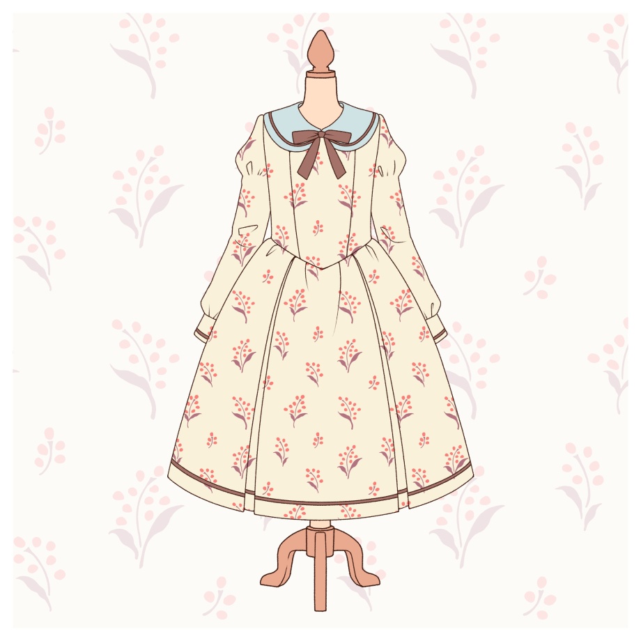 花のシンプルパターン16枚