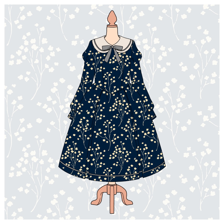 花のシンプルパターン16枚